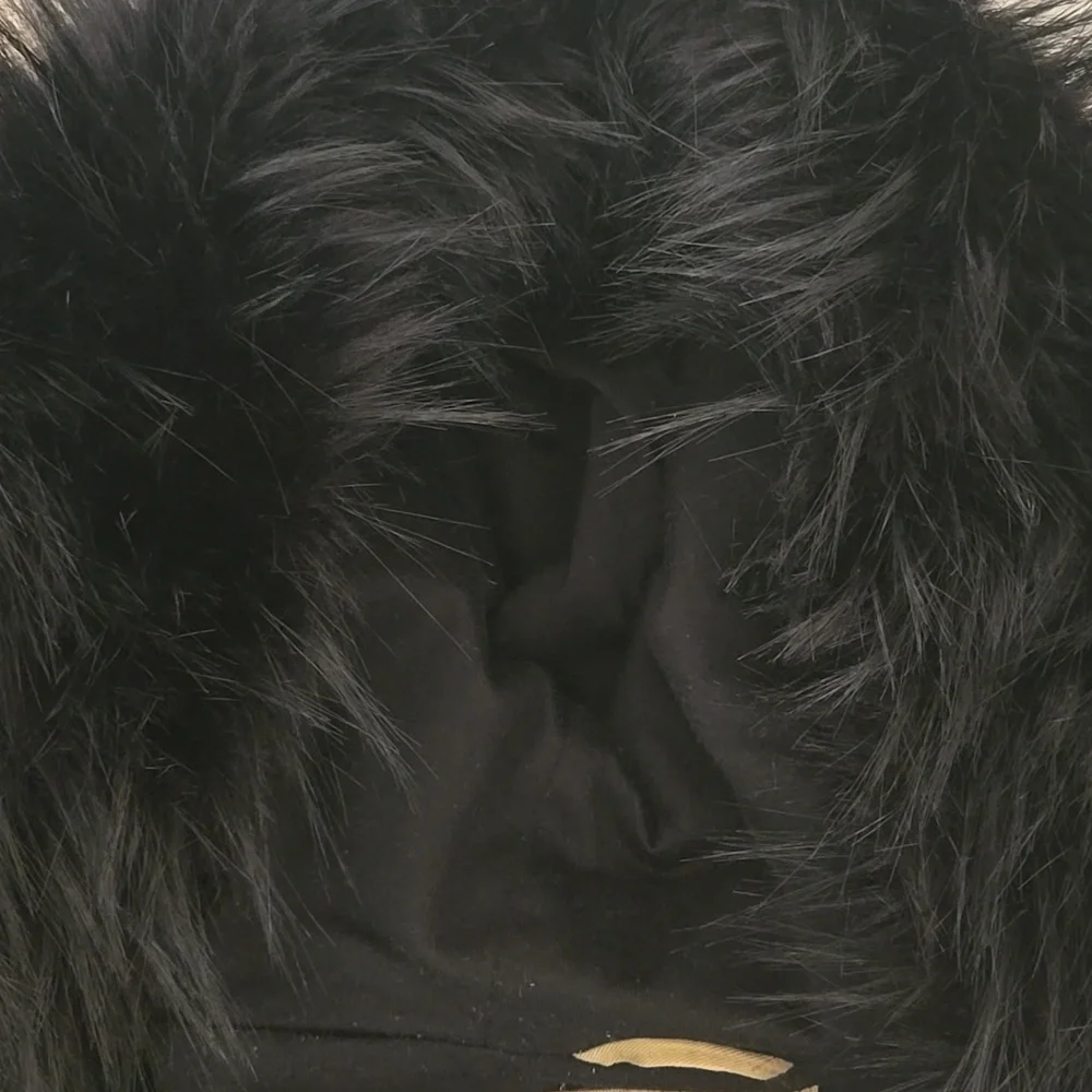Ann Taylor LOFT Olive Faux Fur Hooded Jacket - Picture 16 of 16